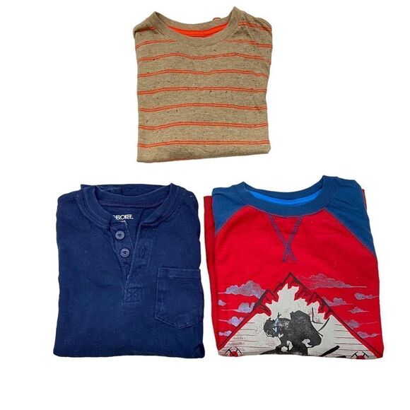 Lot of three Boys Long Sleeve Casual Tops All Size Small 6-7 - Picture 1 of 11